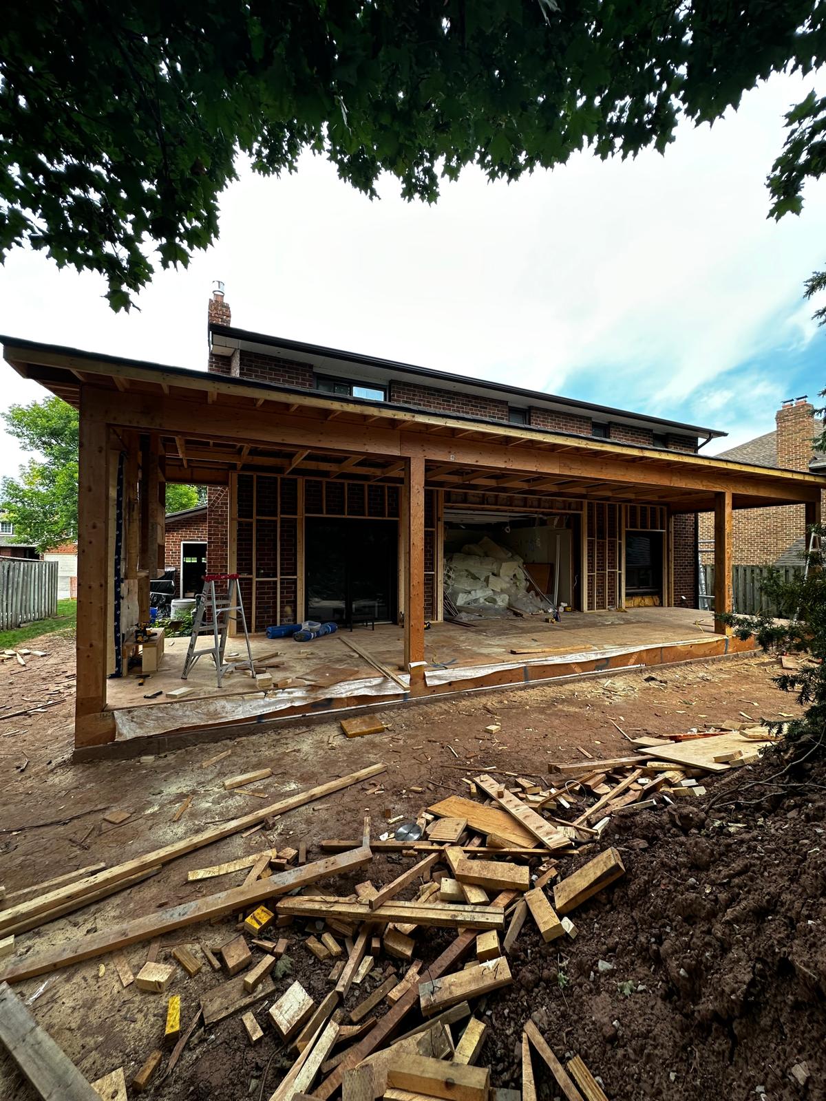Home Addition Framing 2