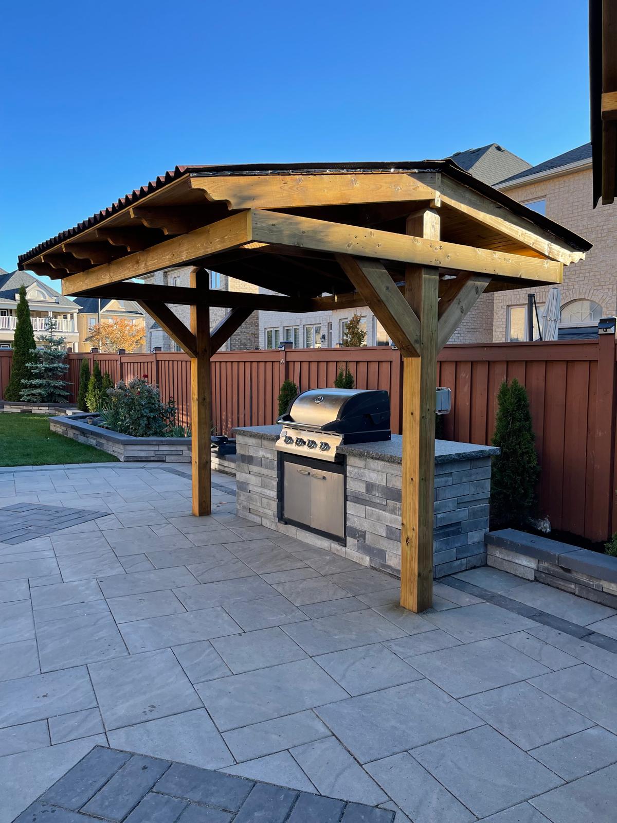 Gazebo with BBQ