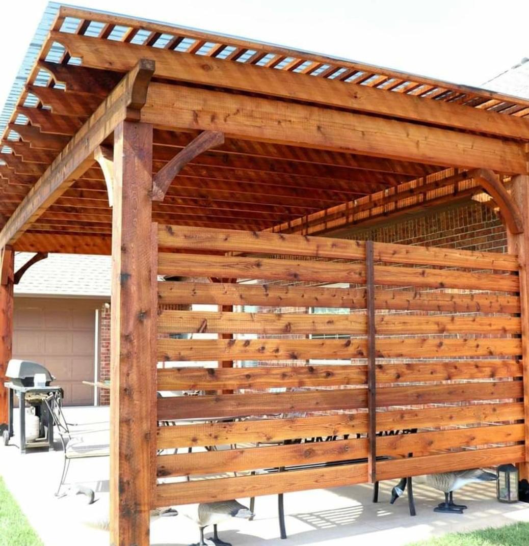 Pergola with Privacy